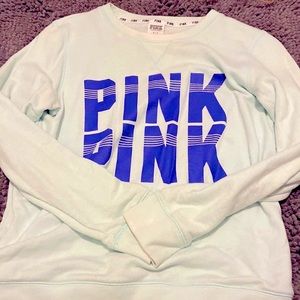 Victoria’s Secret PINK Teal and Blue Sweater